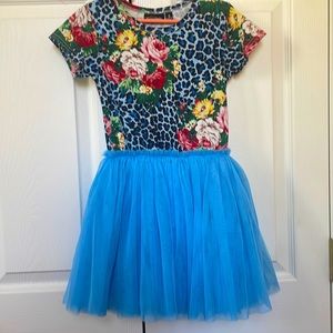 Rock Your Kid girls blue tutu dress